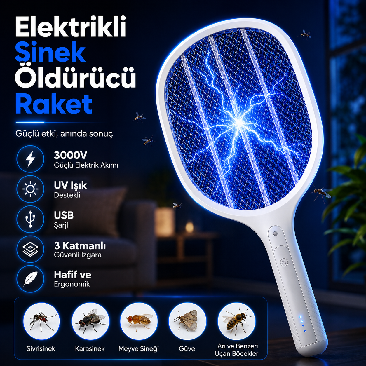 Elektrikli Sinek Raketi